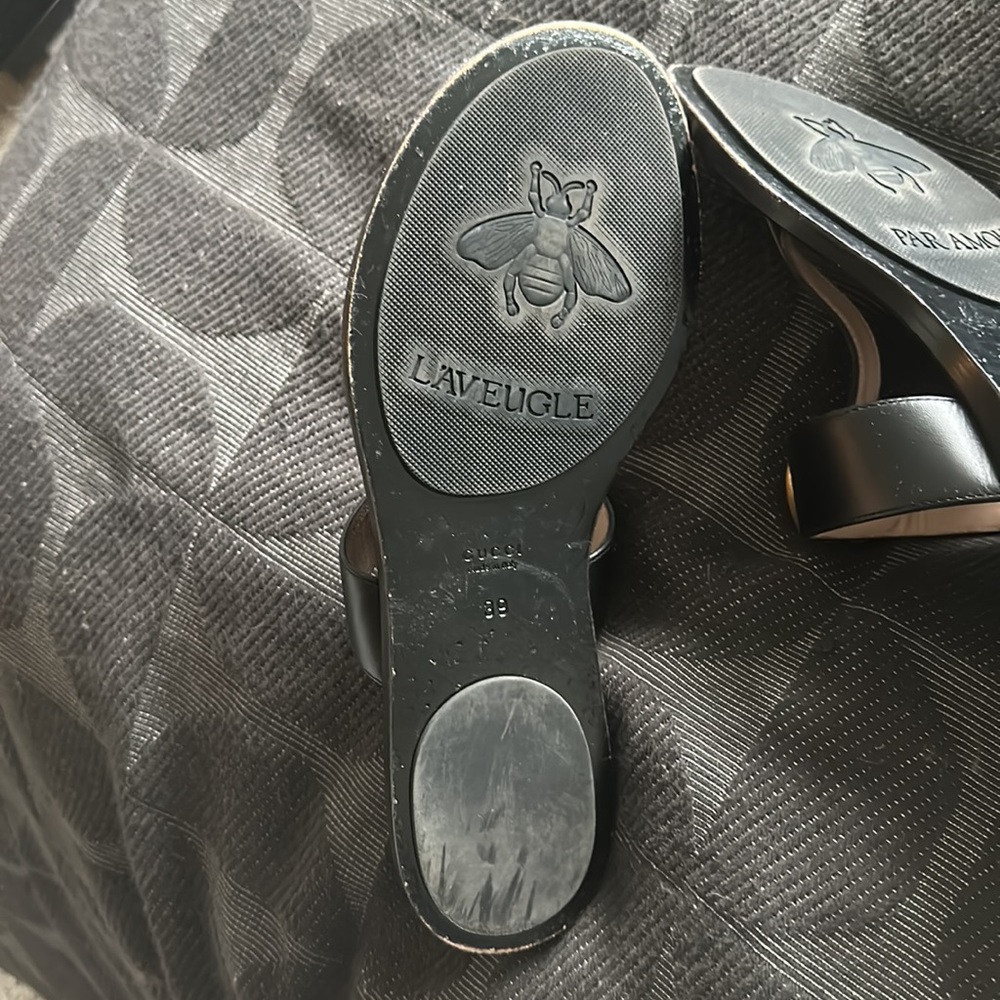 Gucci Double G leather thong sandal - Picture 6 of 10